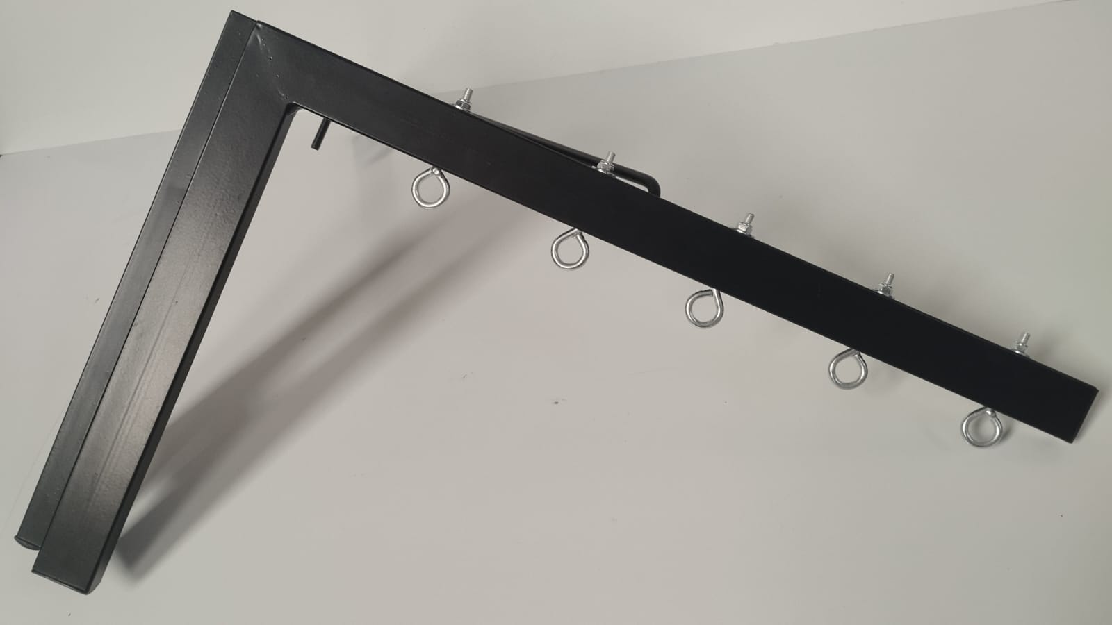 Tendedero de pared plegable negro para ahorrar espacio en casa o balcón