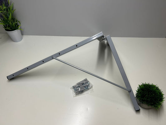 Tendedero plegable de pared 5 cuerdas gris básico
