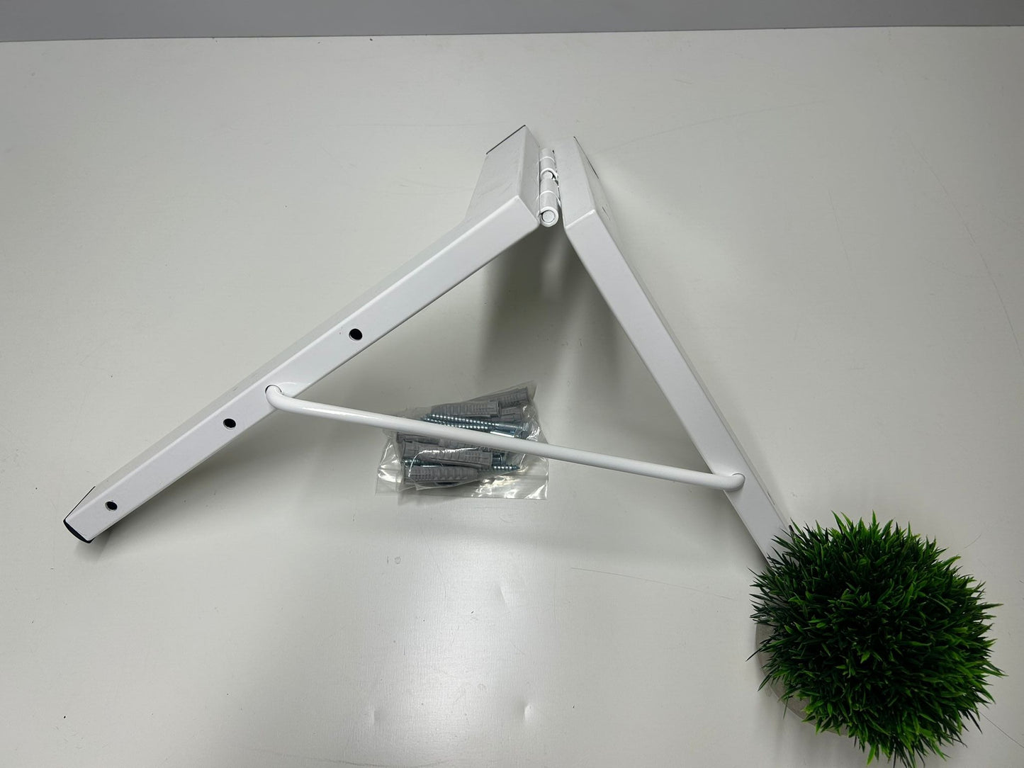 Tendedero plegable de pared 3 cuerdas blanco básico