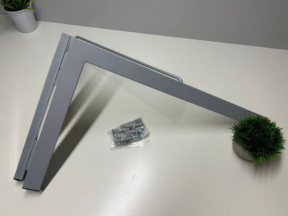 Tendedero plegable de pared 5 cuerdas gris básico
