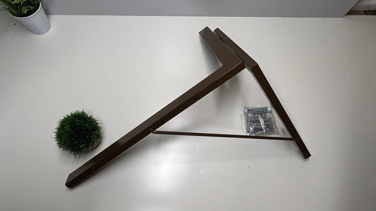 Tendedero plegable de pared 5 cuerdas marrón básico