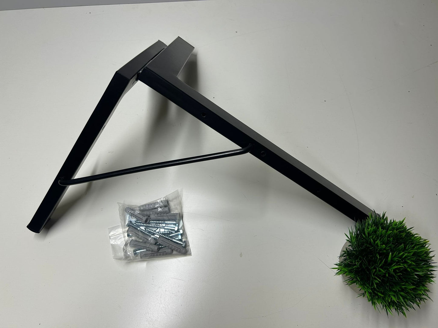 Tendedero plegable de pared 4 cuerdas negro básico