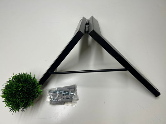 Tendedero plegable de pared 3 cuerdas negro básico