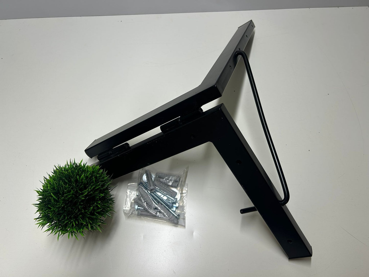 Tendedero plegable de pared 4 cuerdas negro básico