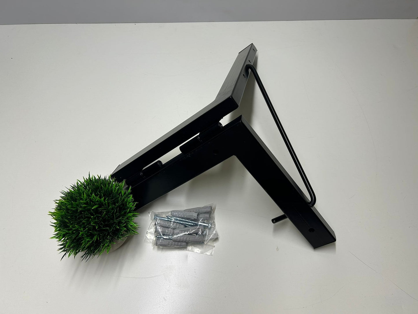 Tendedero plegable de pared 3 cuerdas negro básico