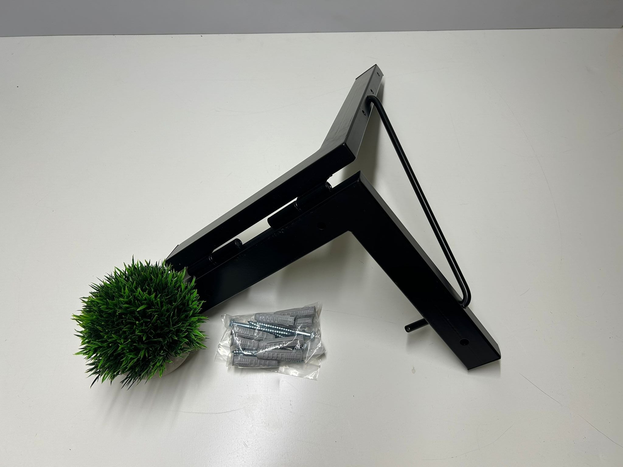 Tendedero plegable de pared 3 cuerdas negro básico