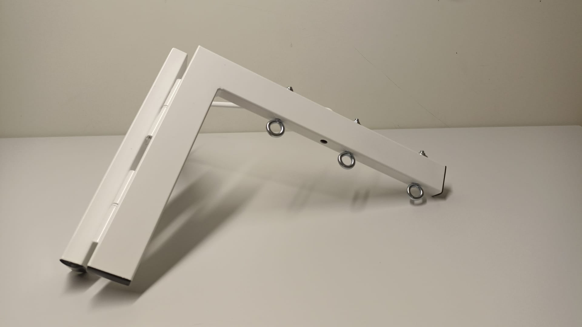 Tendedero plegable de pared 3 cuerdas blanco