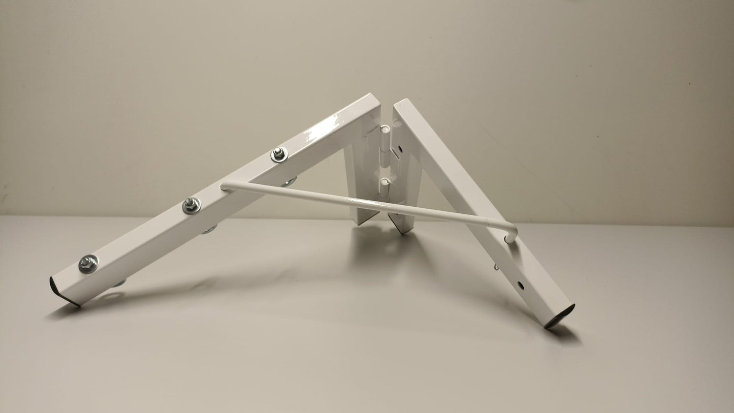 Tendedero plegable de pared 3 cuerdas blanco