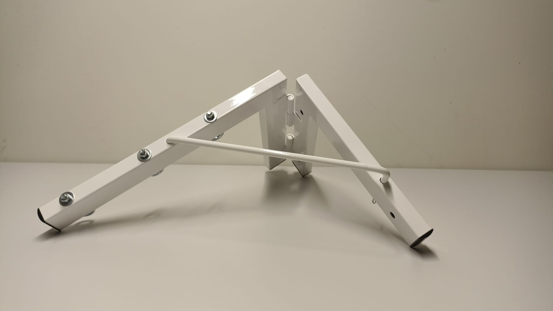 Tendedero plegable de pared 3 cuerdas blanco