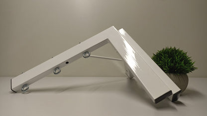 Tendedero plegable de pared 3 cuerdas blanco
