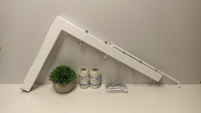 Tendedero plegable de pared 5 cuerdas blanco