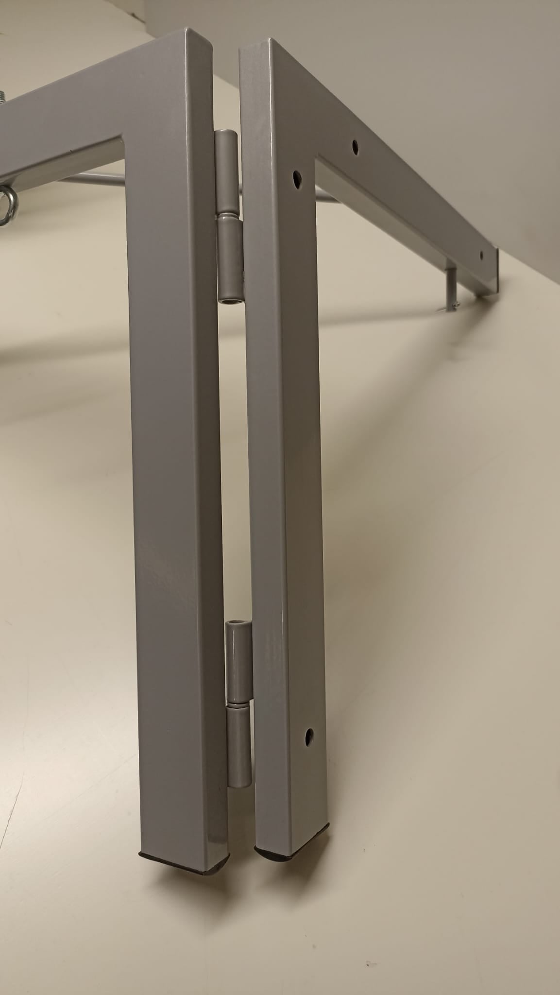 Tendedero plegable de pared 5 cuerdas gris