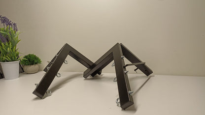 Tendedero plegable de pared 3 cuerdas negro