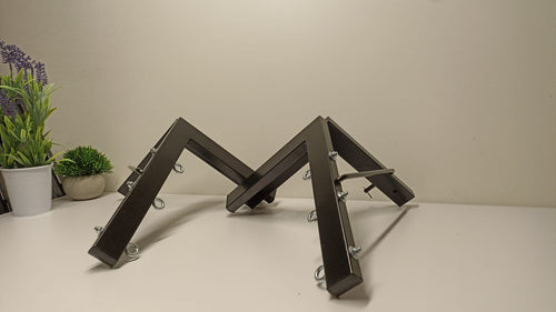 Tendedero plegable de pared 3 cuerdas negro