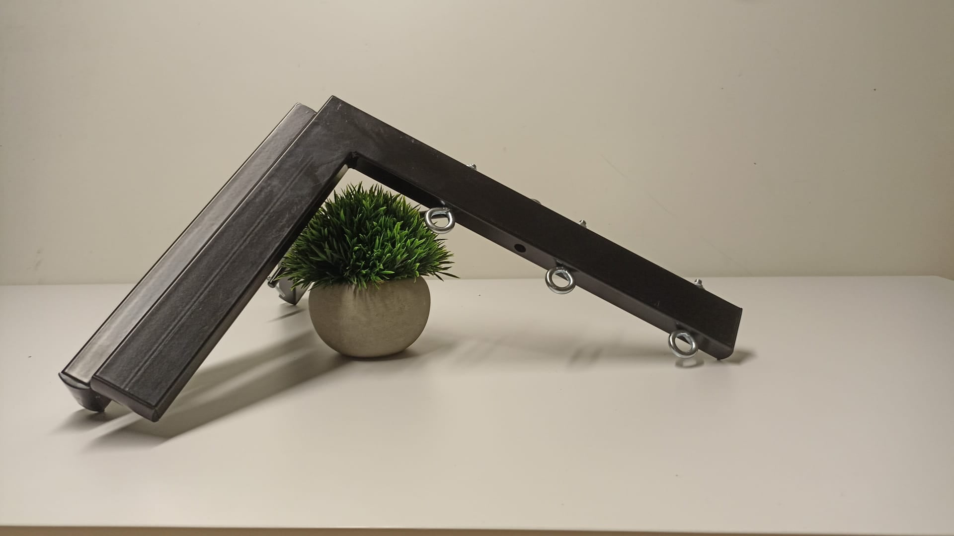 Tendedero plegable de pared 3 cuerdas negro