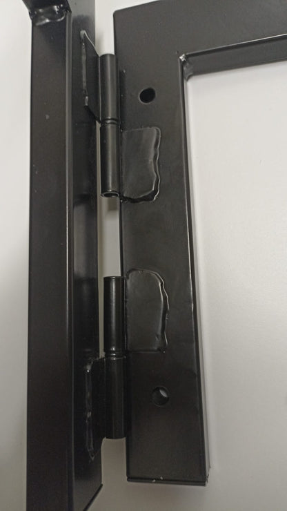 Tendedero plegable de pared 4 cuerdas negro